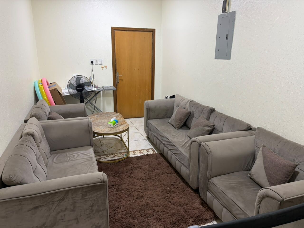 Khobar, Furniture, SAR 550,  7 Seater Sofa Set Urgent Sale