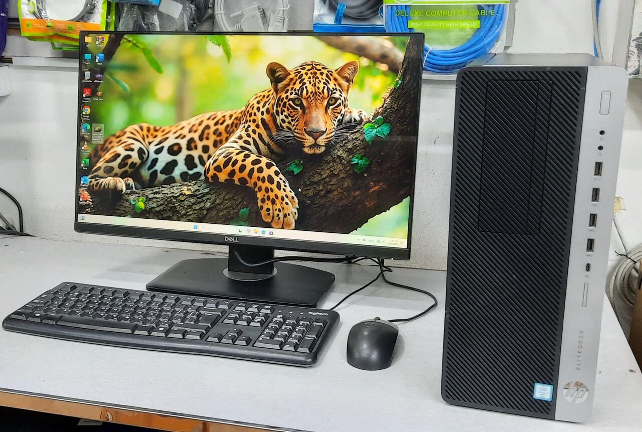 Manama, Tablet Computers, BHD 123,  HP Core I7 3.40 GHz Speed PC 16 GB RAM With 24" IPS FULL HD Borderless Monitor FREE WIFI
