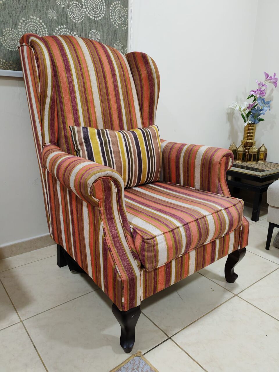 Dammam, Furniture, SAR 100,  Wingback Armchair - Single Seater Sofa