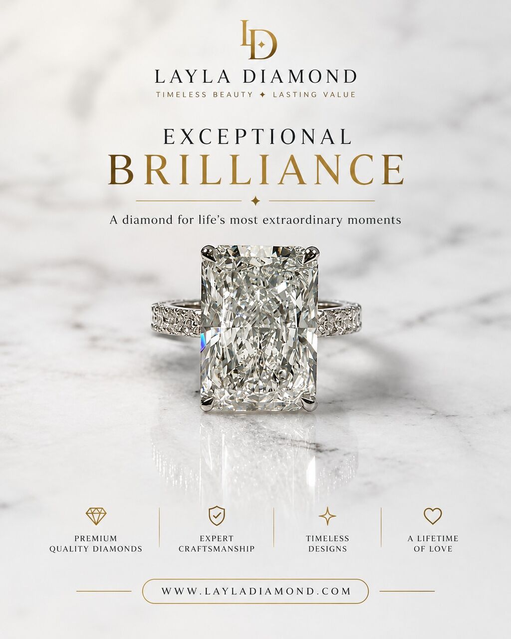 London, Jewelry, GBP 5950,  Radiant Cut Engagement Ring: Timeless Elegance & Modern Sparkle