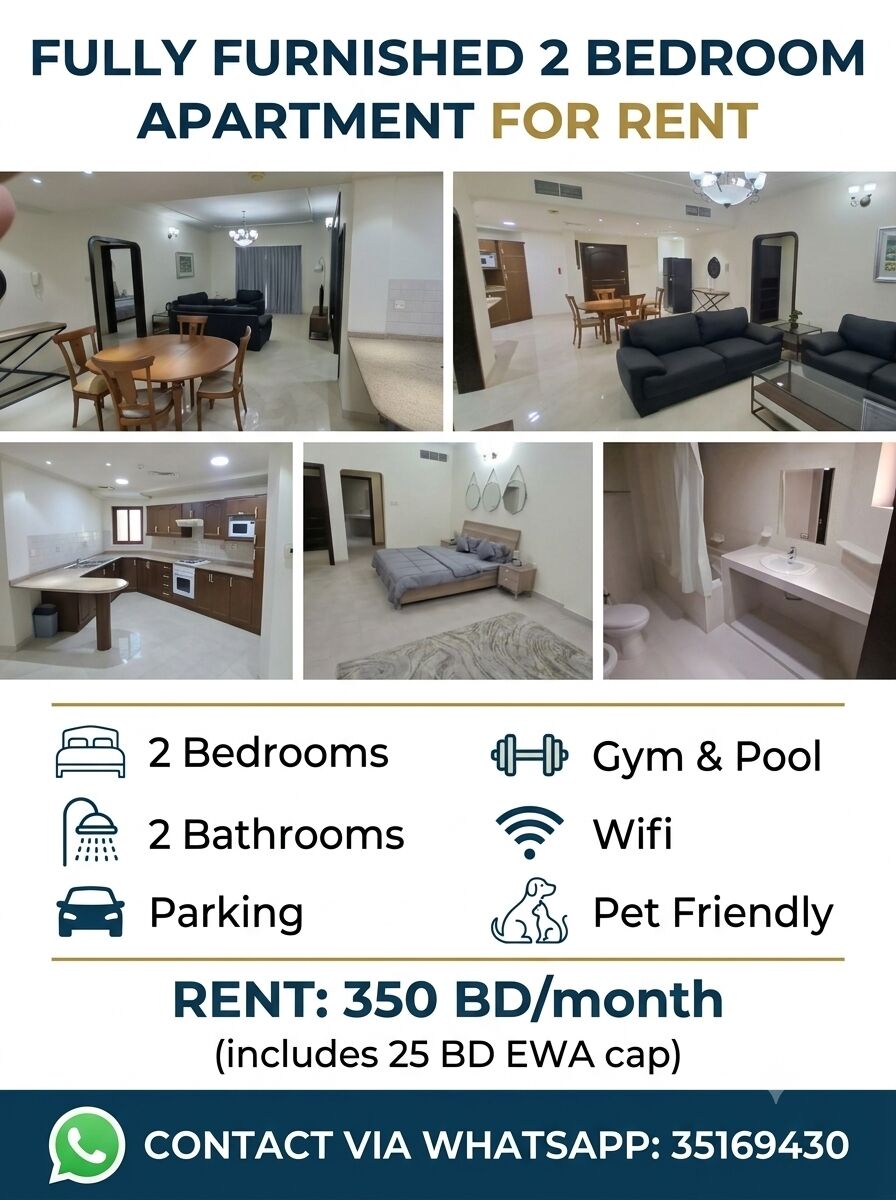 Sanabis, Apts/Flats Wanted, BHD 150/year,  2 BR,  Apartments For Rent
