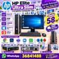 BHD 58,  HP Core I5 Ultra Slim Computer Set - 8GB Ram 120GB SSD Win 10 Office WhatsApp - 36841488