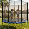 SAR 295,  2.4M Outdoor/Indoor Trampoline &ndash; Fun, Fitness & Safe Family Play!