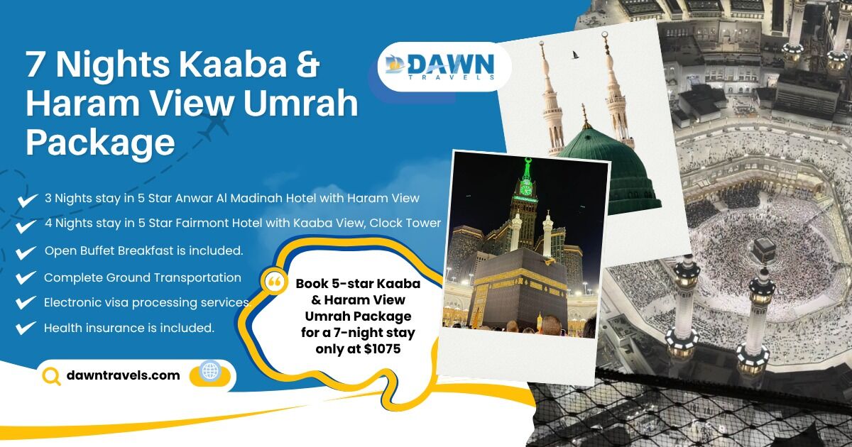 New York, Travel, 7 Nights Kaaba & Haram View Umrah Package