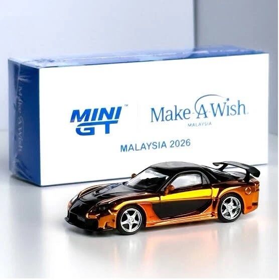 Hong Kong, Toys & Games, CNY 2750,  Mini GT Make A Wish Malaysia Veilside Mazda RX7