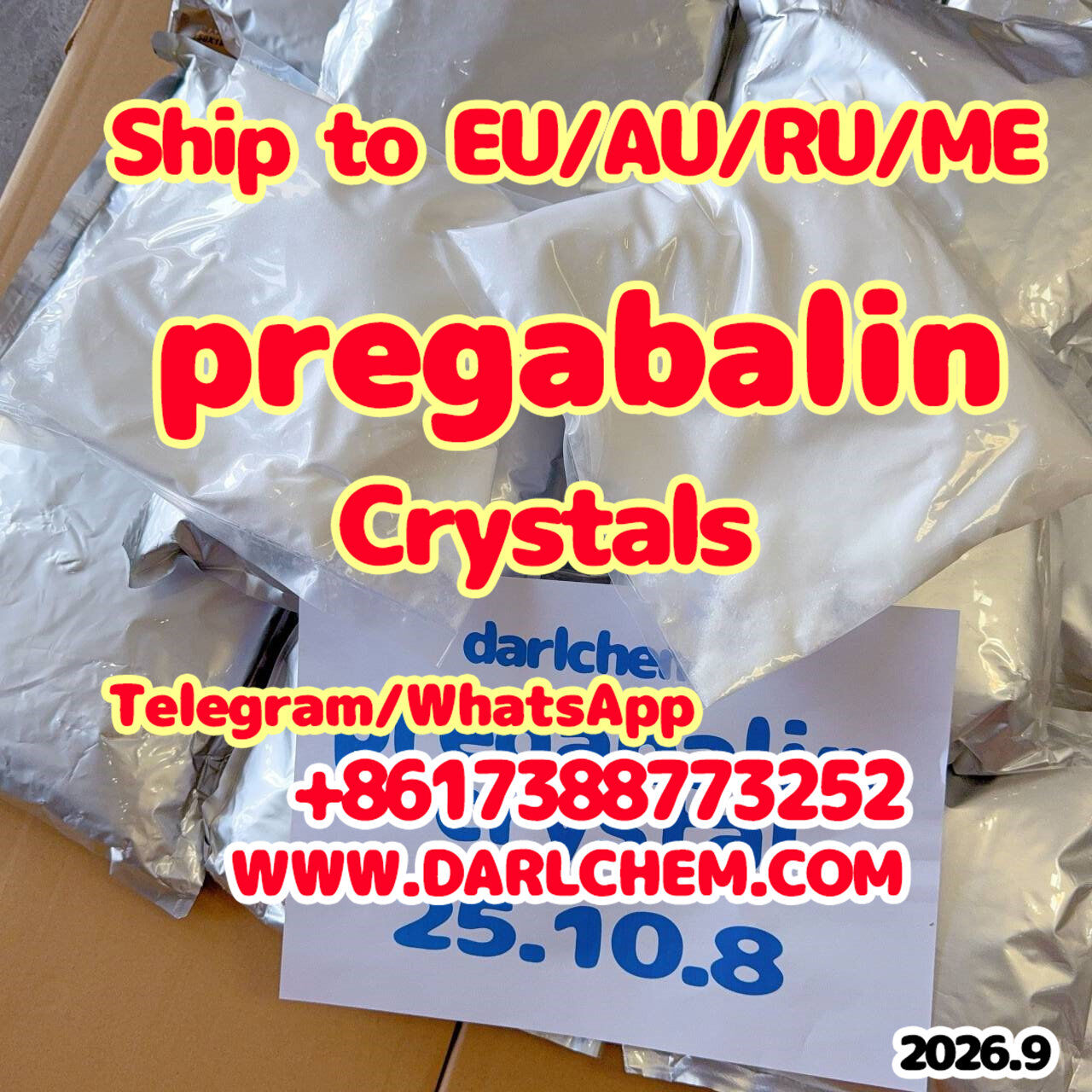 New York, Health & Beauty Items, USD 10,  Factory Supply 99% Prega--balin Salt