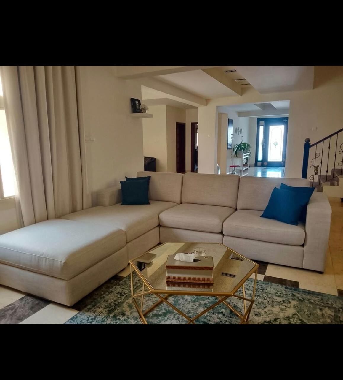 East Riffa, Furniture, BHD 180,  Sofa For Sale Almost New Expat Leaving Bahrain