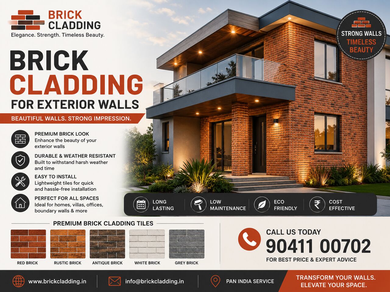 Mumbai, Construction, Brick Cladding Price Per Square Foot