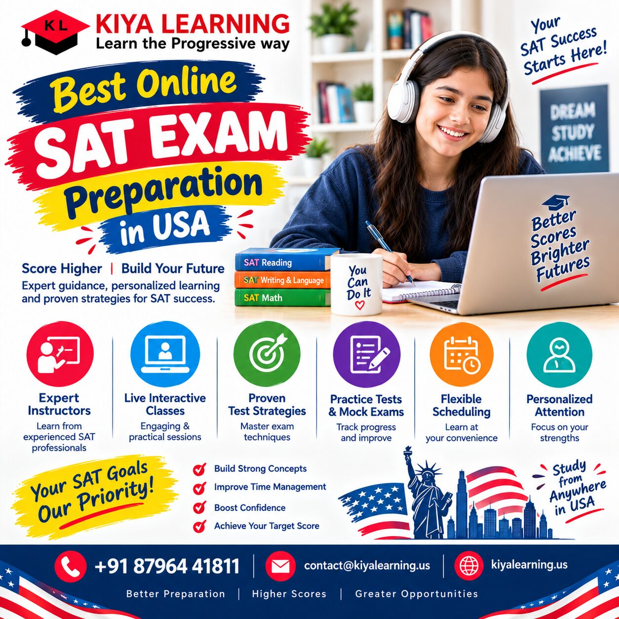 New York, Education, Best Online Sat Exam Preparation In Usa