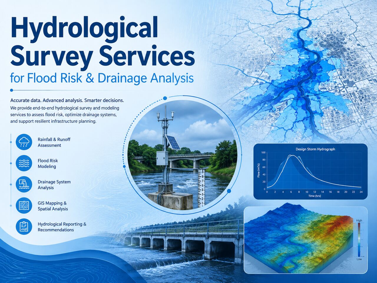 Indore, Business, Hydrological Survey Services For Flood Risk & Drainage Analysis