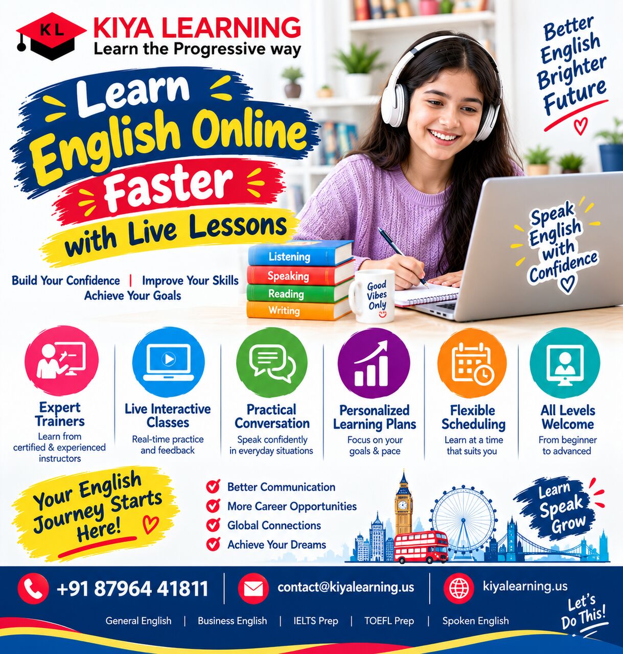 New York, Education, Learn English Online Faster With Live Lessons