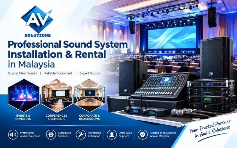 Kuala Lumpur, Business, Quality Sound System Installation In Malaysia For Events & Conferences