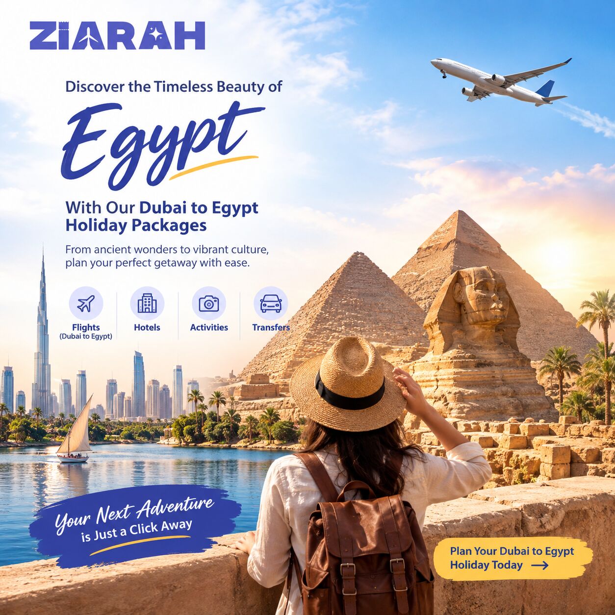 Abu Dhabi, Travel, Dubai To Egypt Holiday Packages: Plan A Seamless Egypt Escape With Ziarah