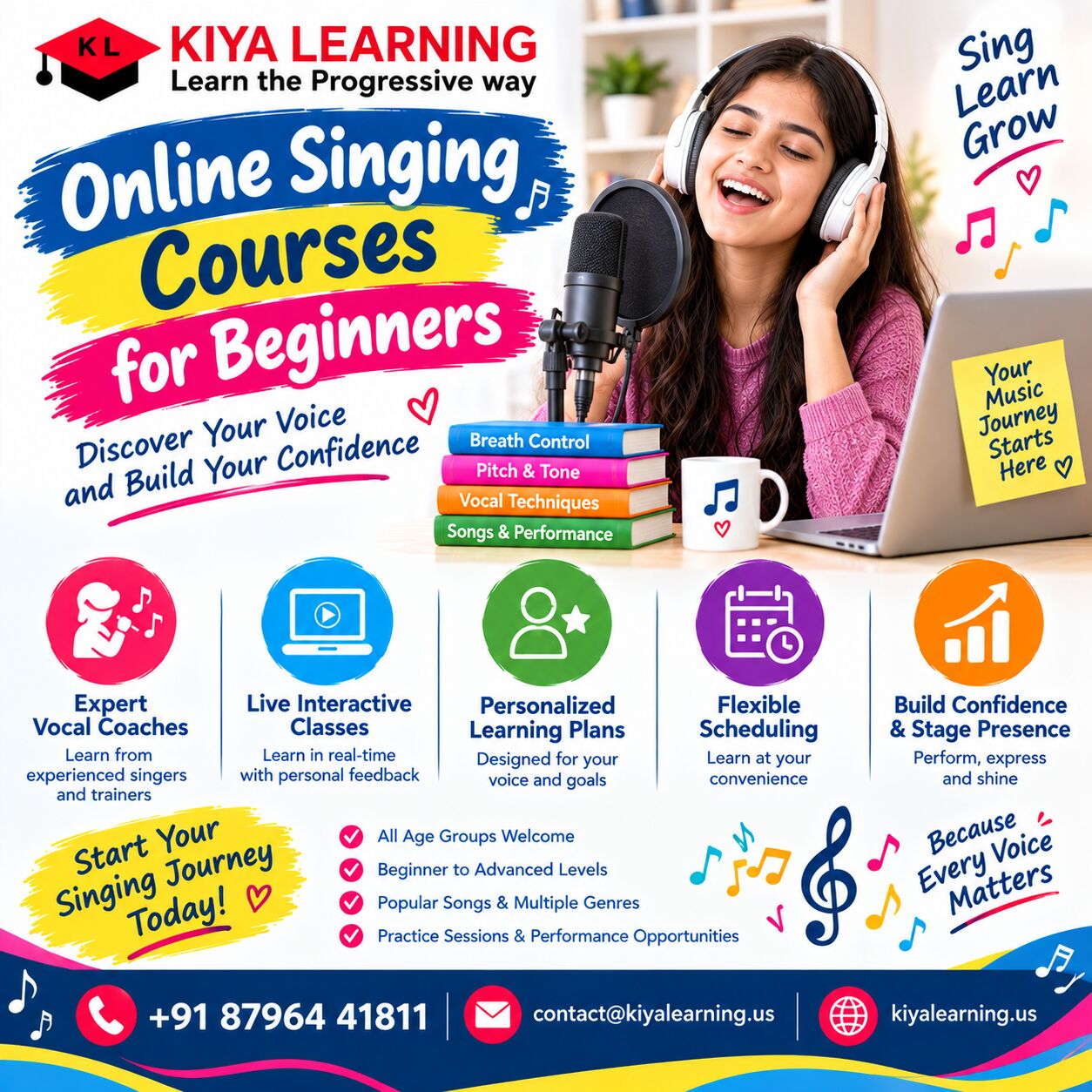 New York, Education, Online Singing Courses For Beginners