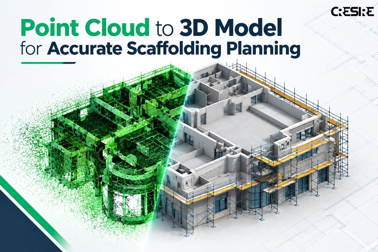New York, Business, Point Cloud To 3D Model For Accurate Scaffolding Planning