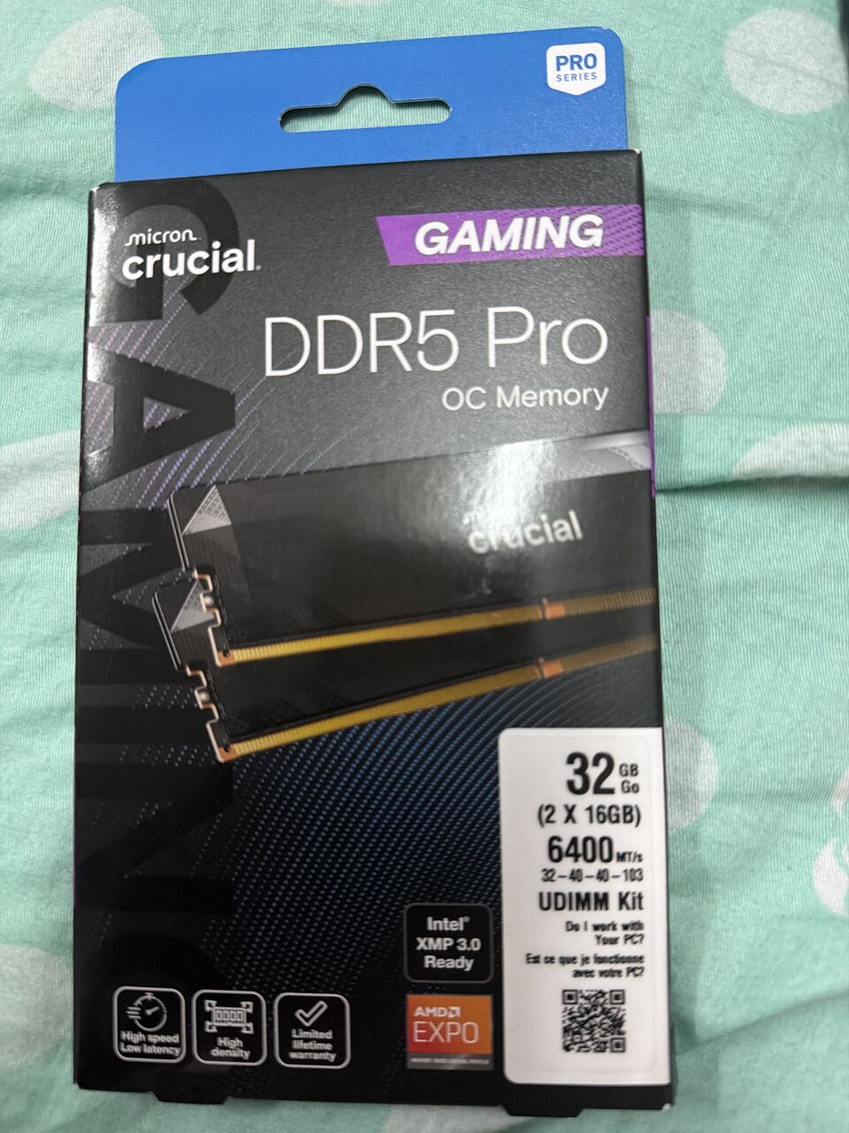 Jeddah, Computers, SAR 1600,  Crucial DDR5 Pro OC Memory 32GB RAM