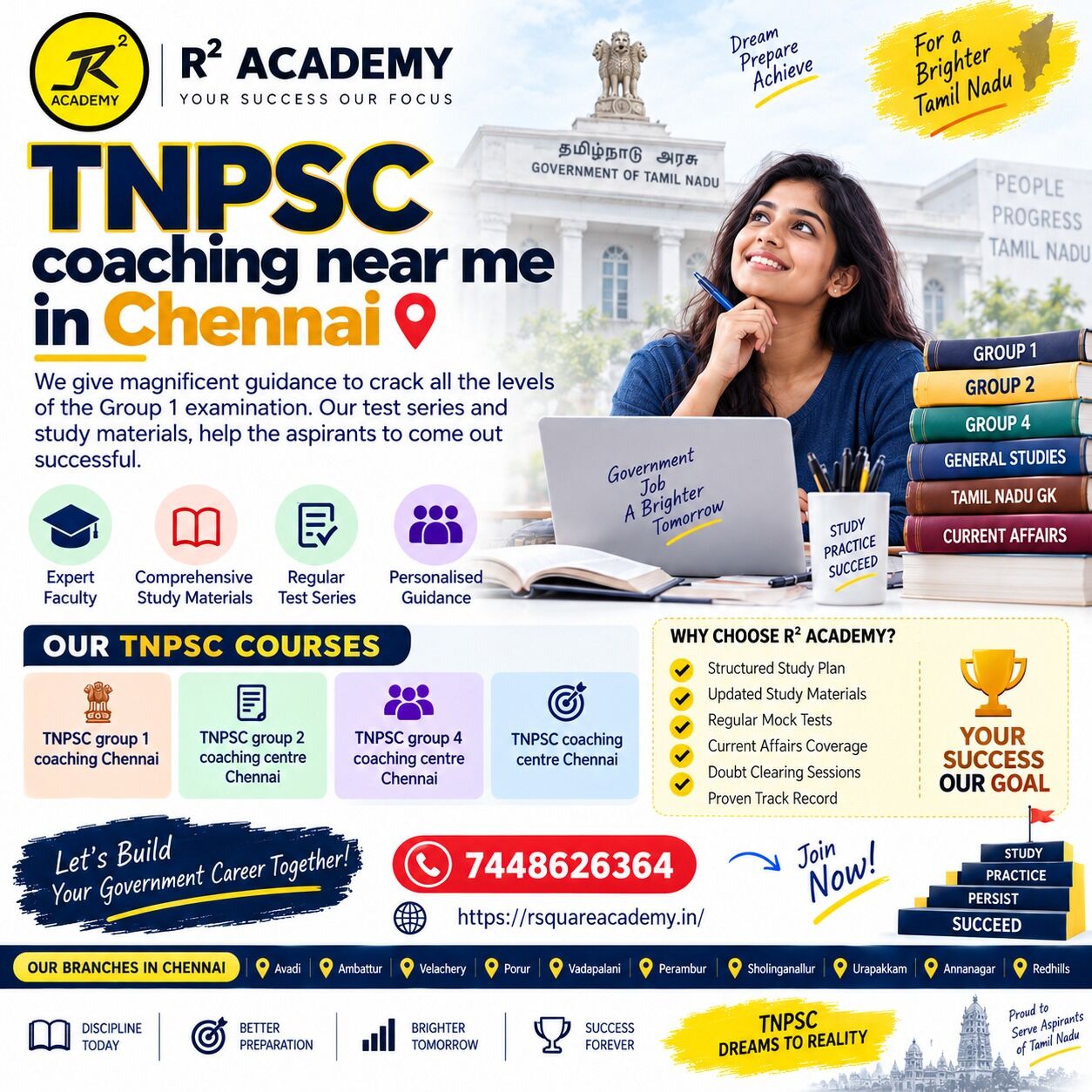 Chennai, Education, TNPSC Coaching Institute In Chennai