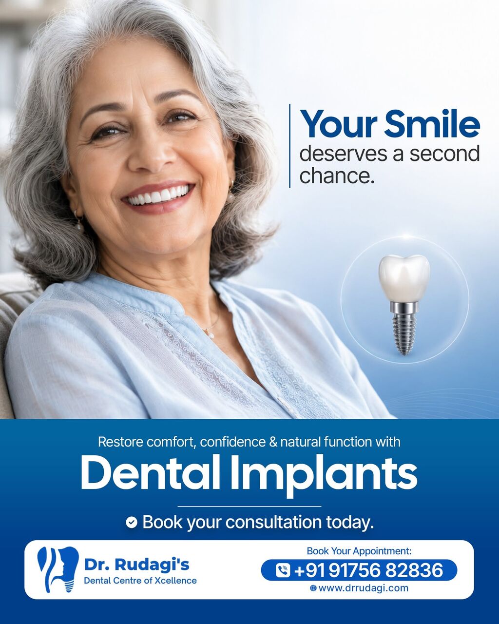 Pune, Dental, Dental Implant Clinic In Ravet, Pune - Dr. Rudagi