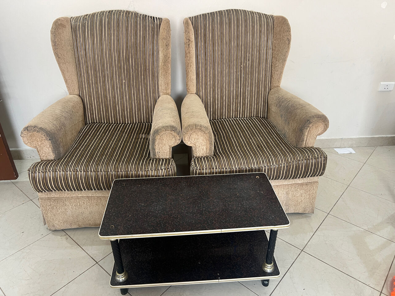 Jeddah, Household Items, SAR 100,  Two Single Piece Sofa + Coffe Table