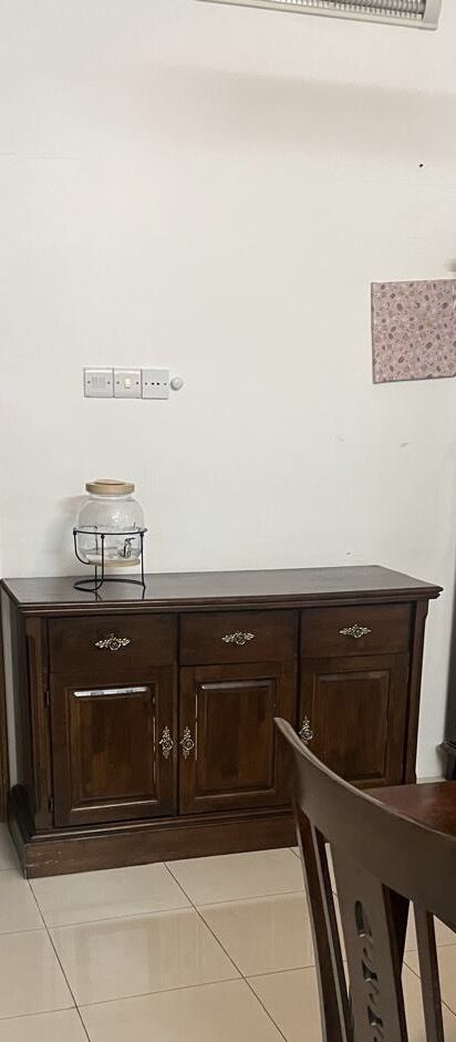 Al Rakah Al Shamaliyah, Furniture, SAR 1,  Used Dining Table For Six With Sideboard