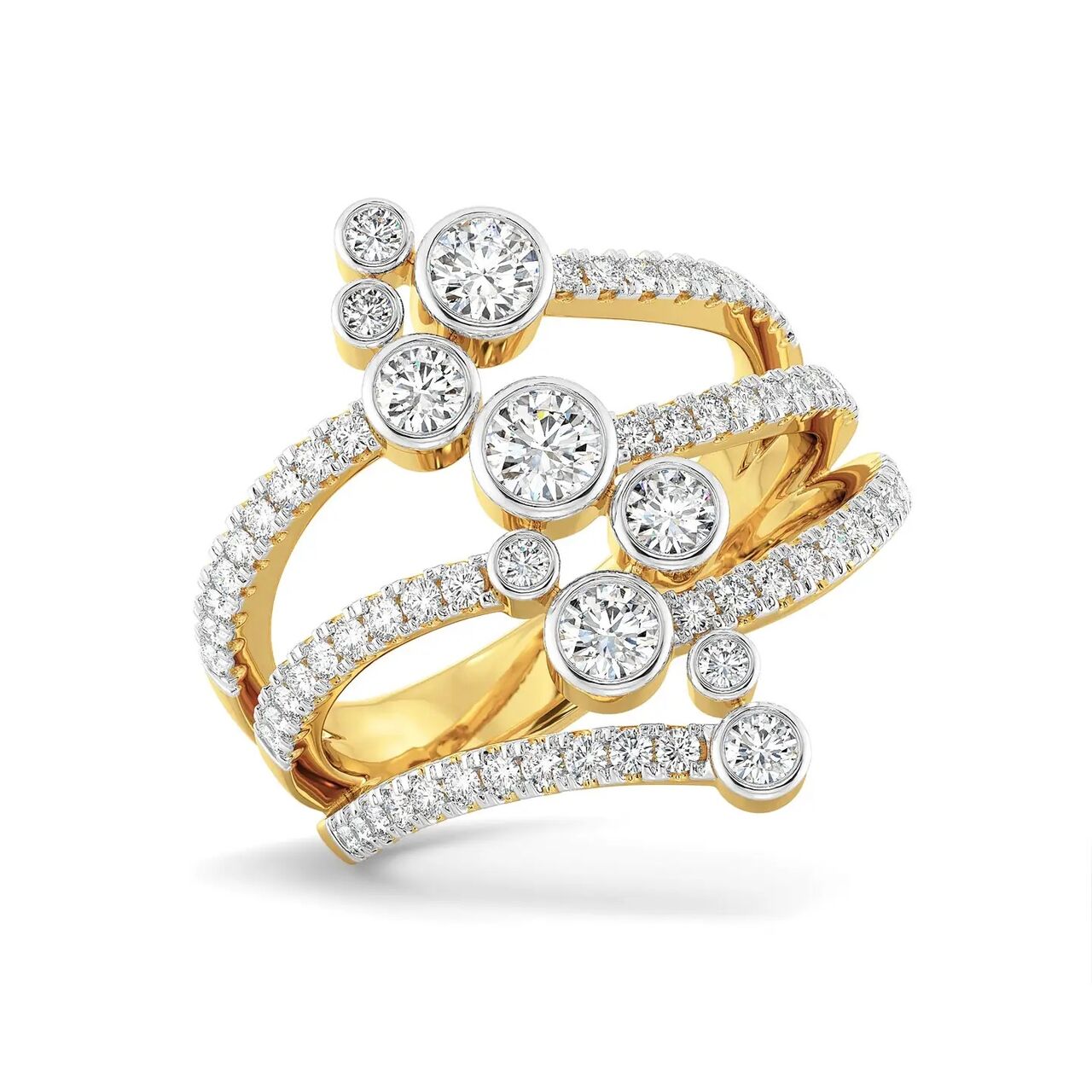 Ahmedabad, Jewelry, Lab Grown Diamond Cocktail Rings &ndash; Statement Ring Designs