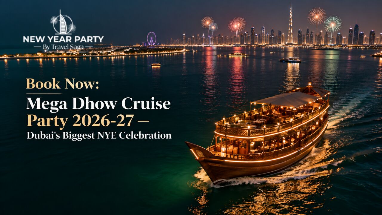 Dubai, Travel, Book Now: Mega Dhow Cruise Party 2026-27- Dubai