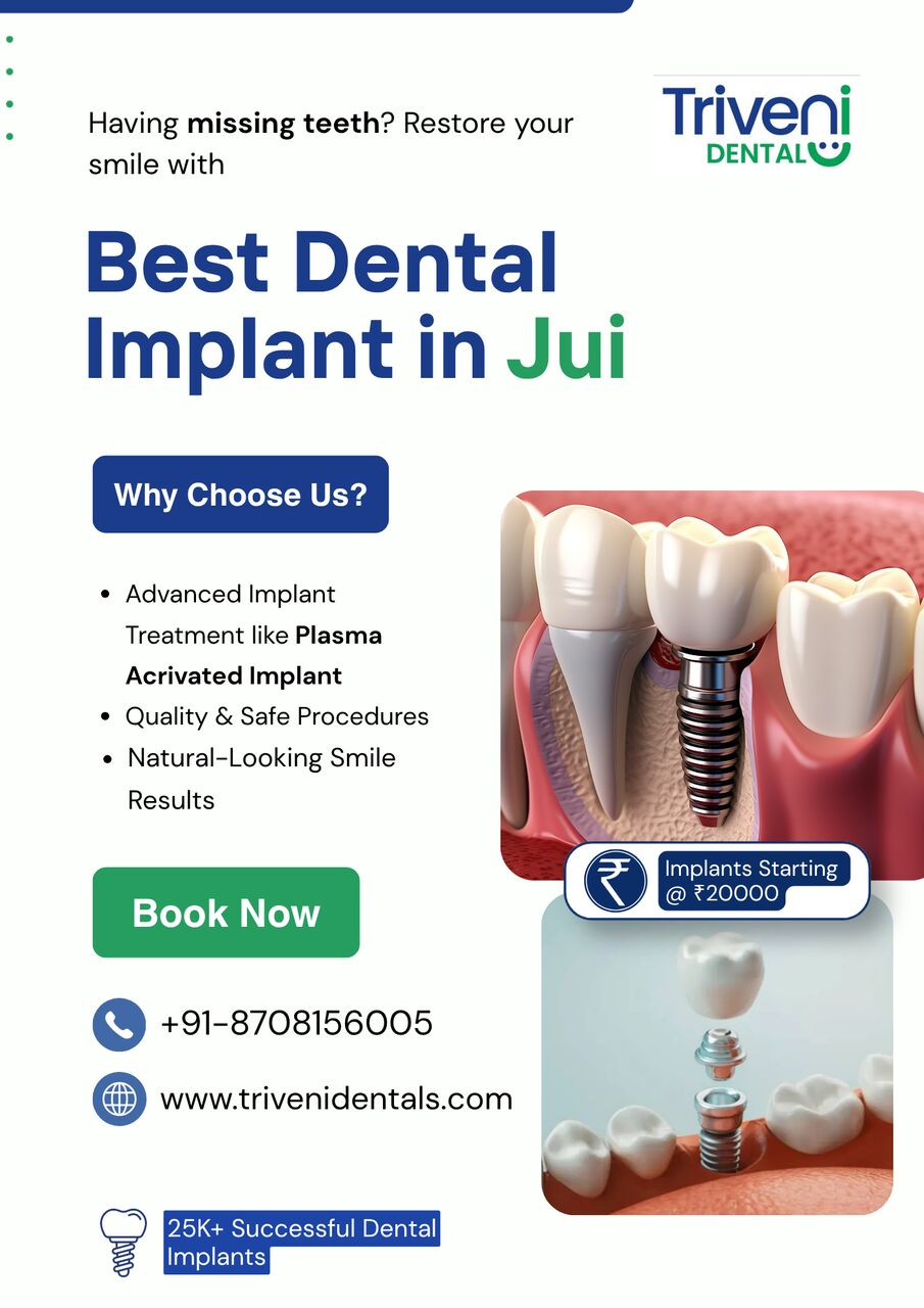 Haryana, Dental, Dental Implants In Jui | Triveni Dental