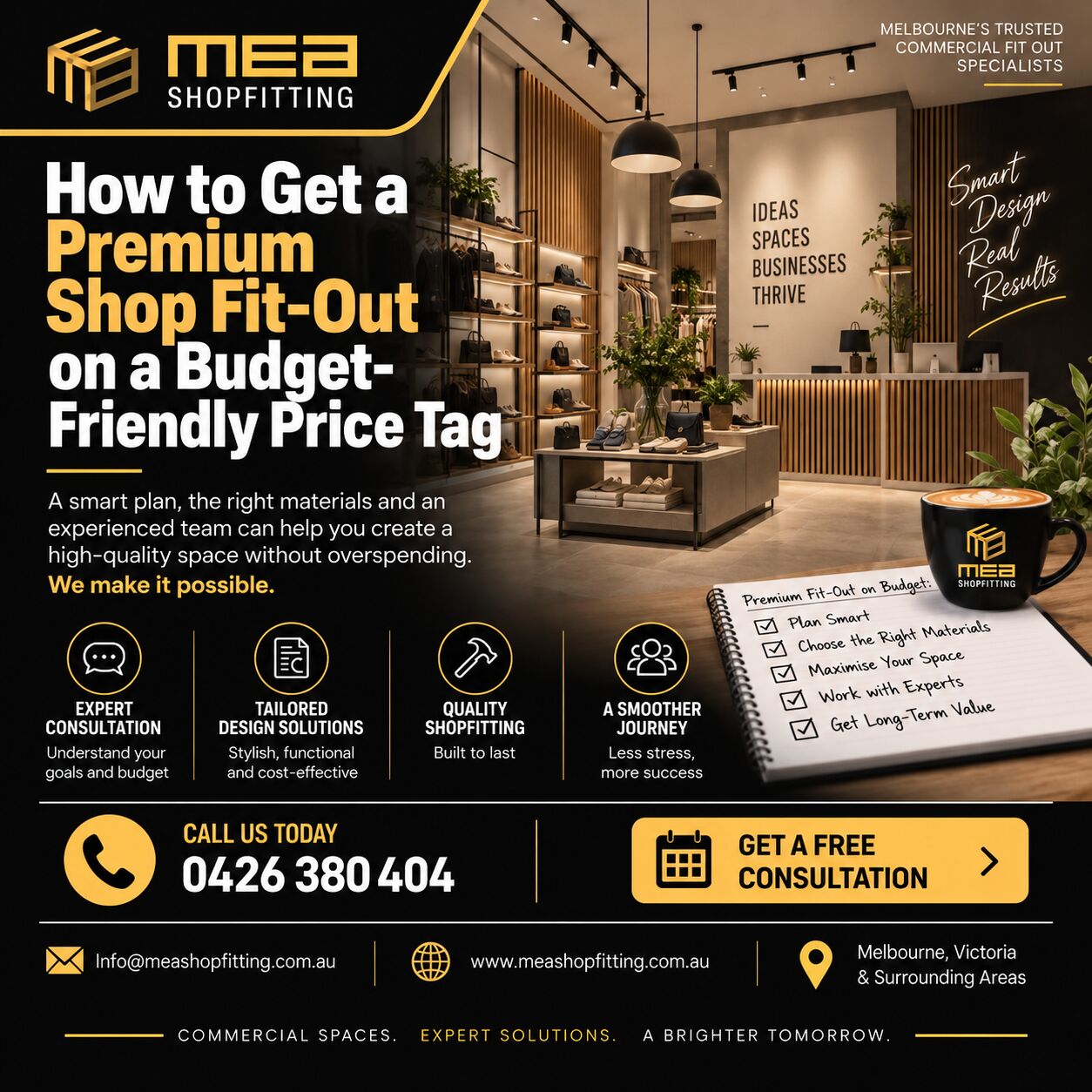 Melbourne, Construction, MEA Shopfitting &ndash; How To Get A Premium Shop Fit-Out On A Budget-Friendly Price Tag