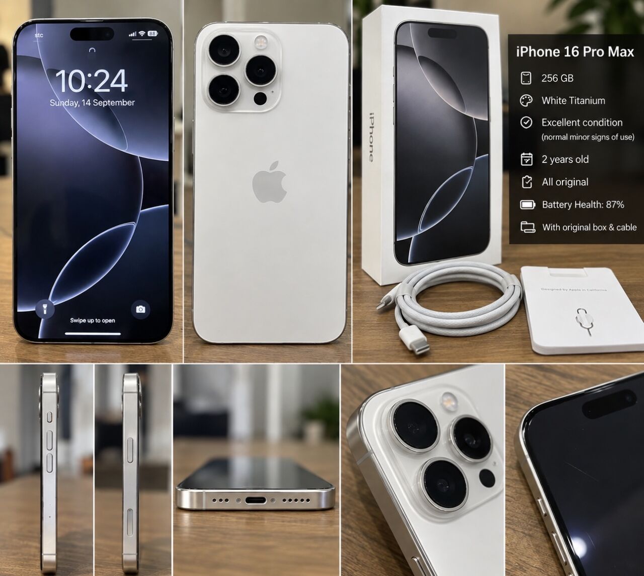 Riyadh, Mobile Phones, SAR 3250,  I Phone 16pro Max
