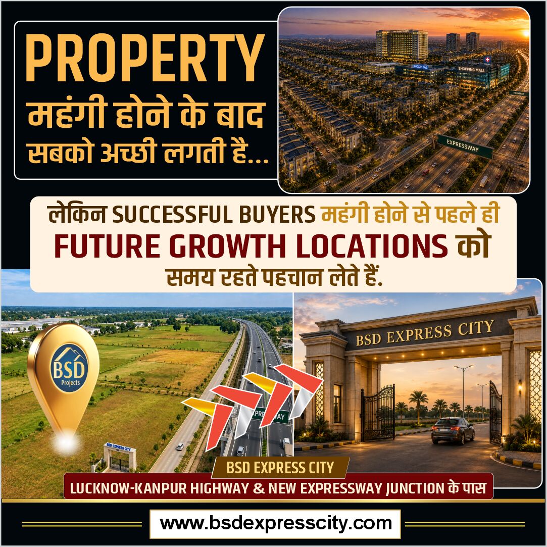 Lucknow, Real Estate, Plots On Lucknow Kanpur Road