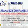 Updated List Of 7000+ Manufacturing Companies In Karnataka With Free Sample