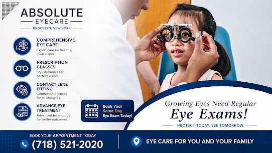 New York, Health, Examen De La Vista Pediátrico Cerca De Flatbush - Absolute Vision Center