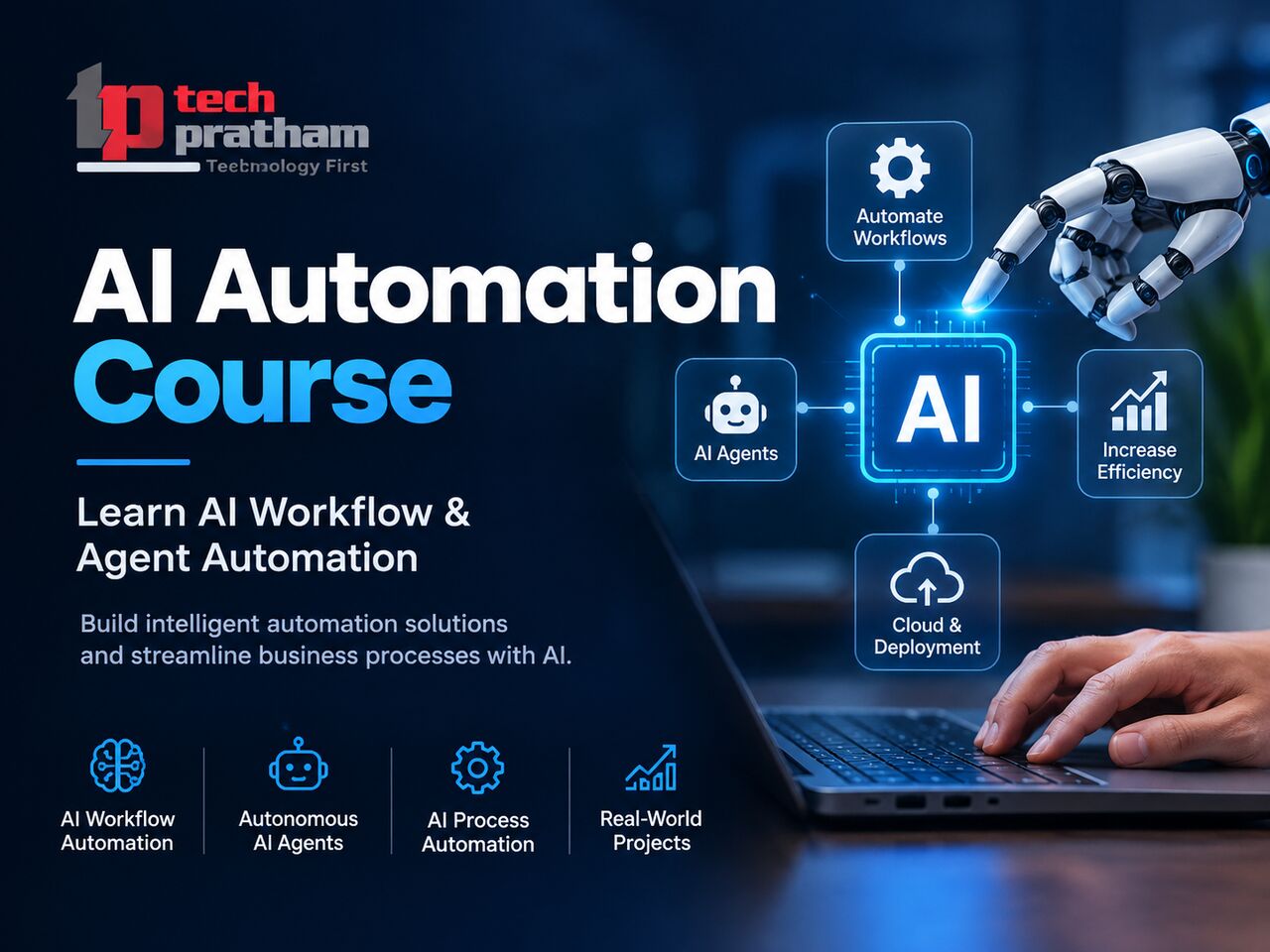 Mumbai, Education, AI Automation Course &ndash; Learn AI Workflow & Agent Automation