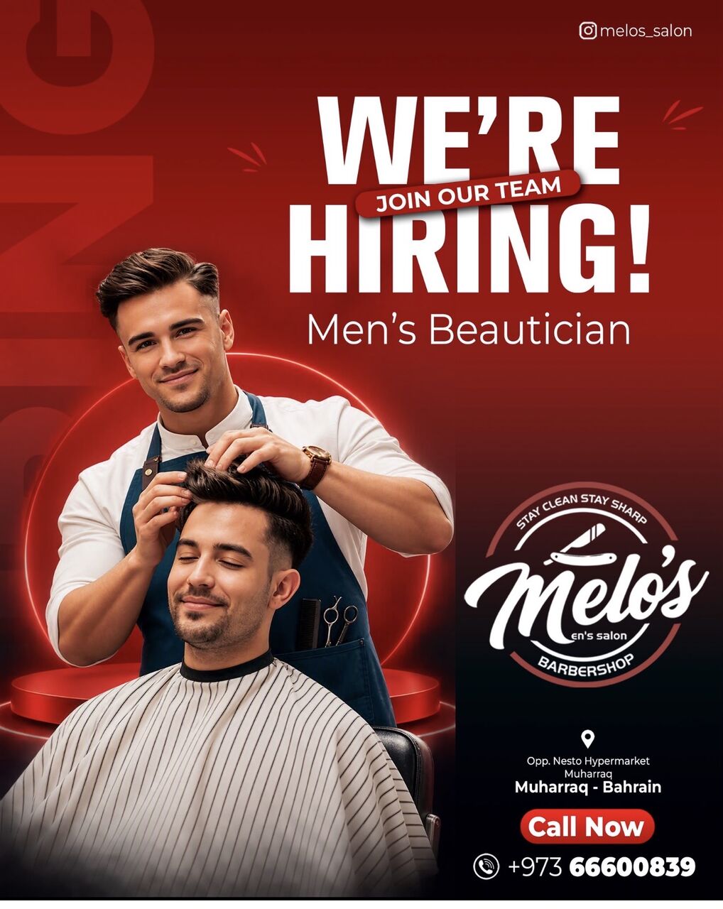 Muharraq, Jobs, Mens Beautician
