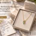 INR 4300,  Buy Now Fine Birthstone Necklace For Meaningful Office Elegance