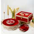 INR 1800, Luxury Tikka Thaal Sets | Handcrafted Wedding Platters | Navka Studios