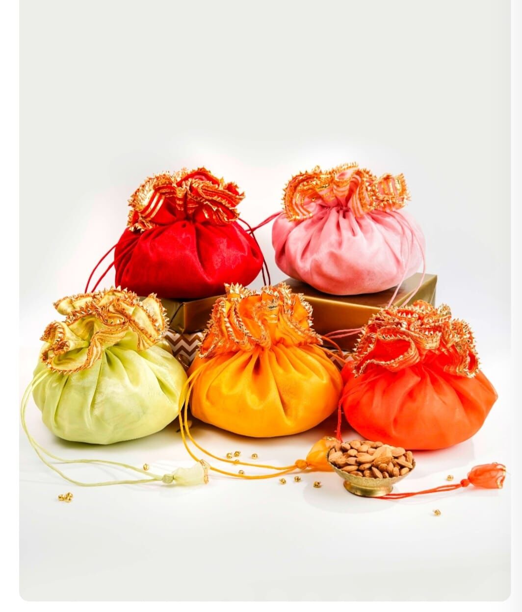 Mumbai, Materials, INR 1800,  Luxury Tikka Thaal Sets | Handcrafted Wedding Platters | Navka Studios