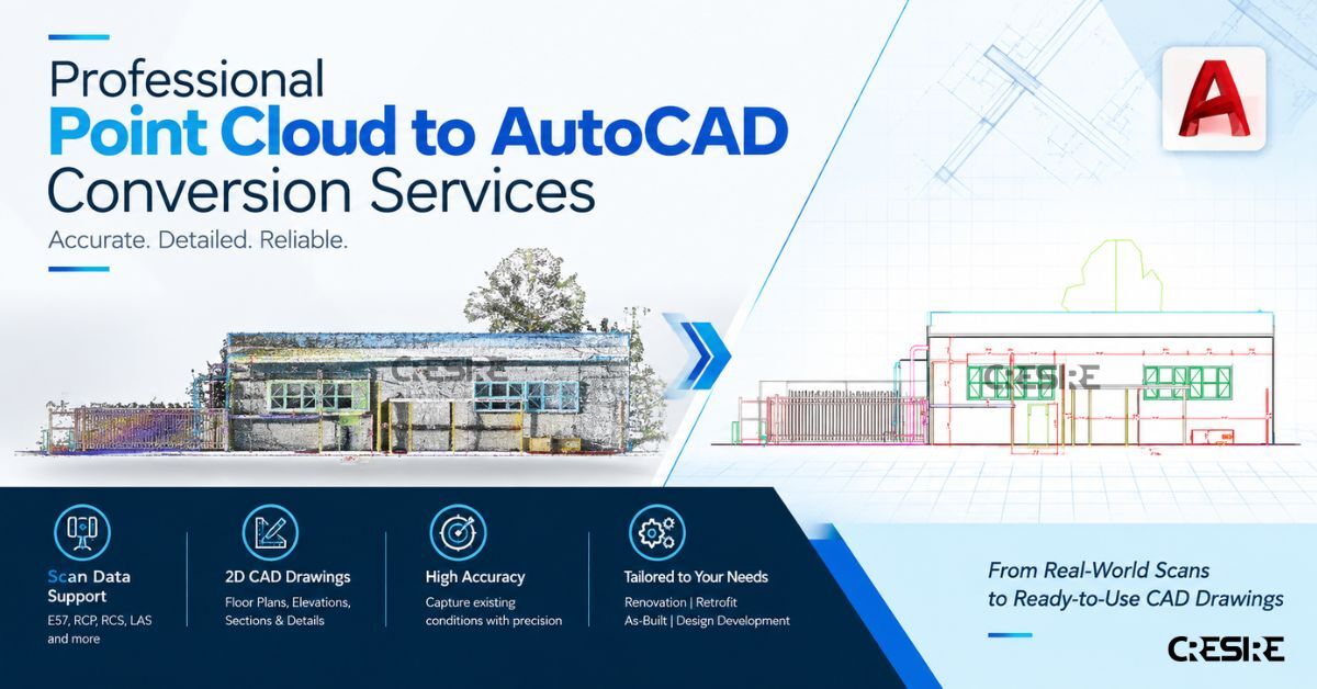 New York, Business, Professional Point Cloud To AutoCAD Conversion Services