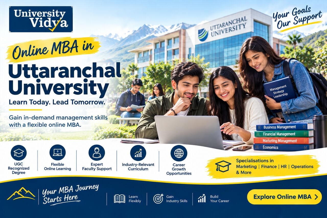 Mumbai, Education, Online MBA Uttaranchal University Flexible Management Education For Modern Careers