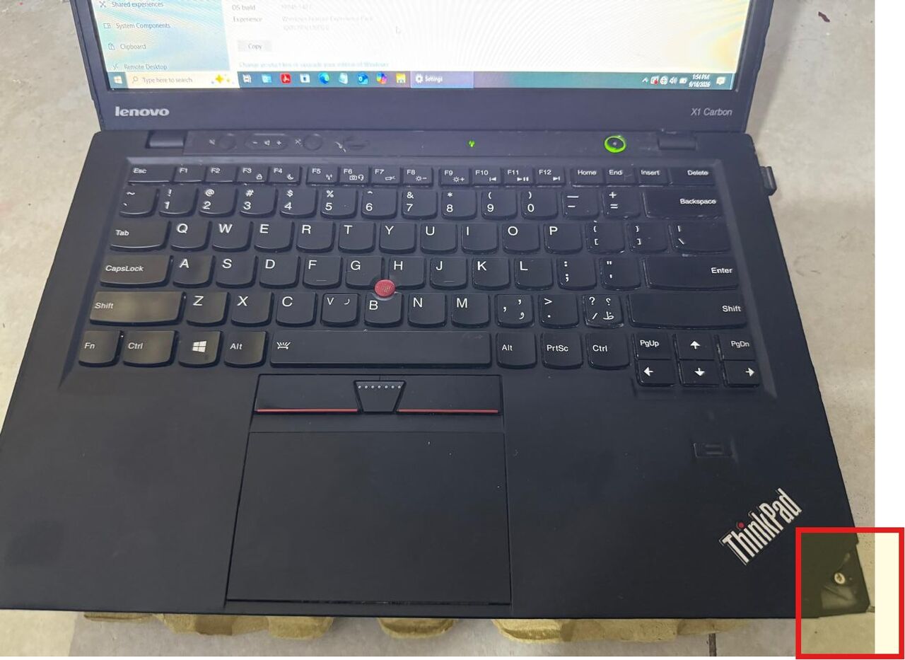 Al Aqeeq, Computers, SAR 1000,  Laptop For Sale - Lenovo X1 Carbon 8GB RAM, 256 GB SSD