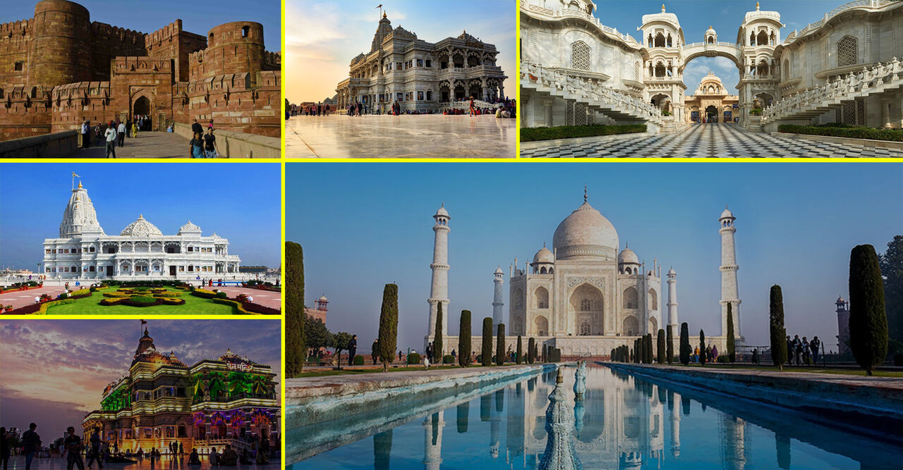 New Delhi, Travel, Delhi To Agra Mathura Vrindavan One Day Tour By Bus