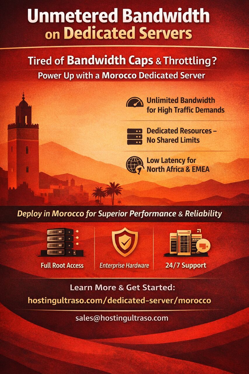Kolkata, Marketing, Unmetered Bandwidth On Dedicated Servers | Morocco Dedicated Server