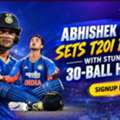 Abhishek Sharma&rsquo;s Record Century Defines India&rsquo;s T20I Series Sweep