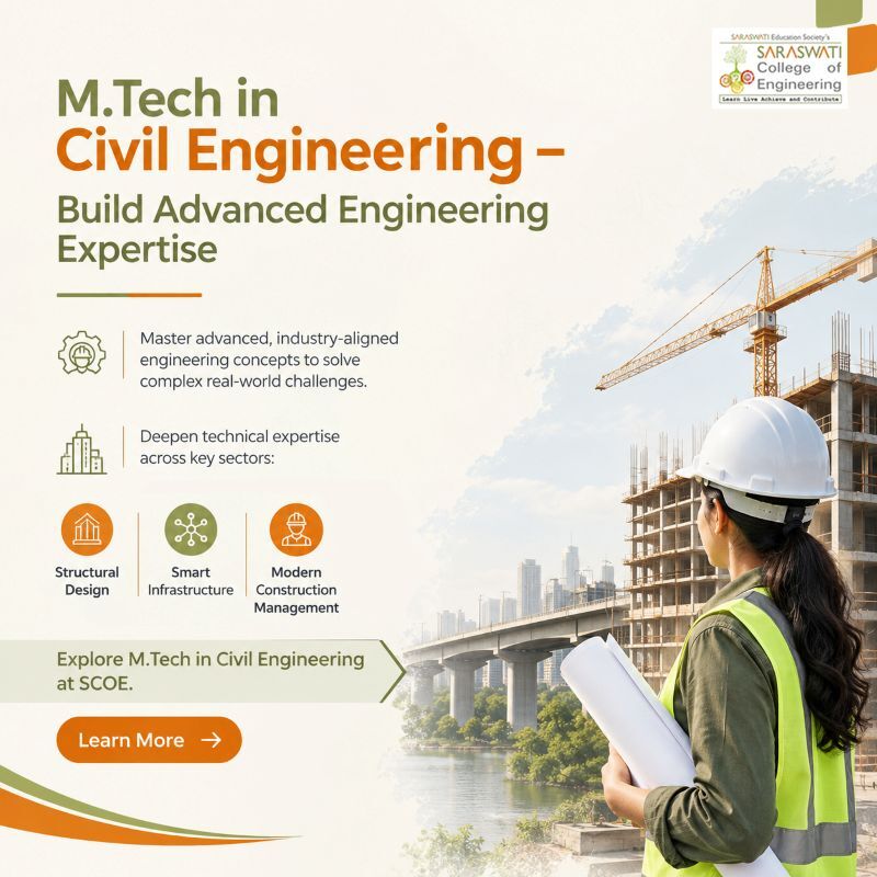 Mumbai, Education, M.Tech In Civil Engineering Admissions: Scope & Career