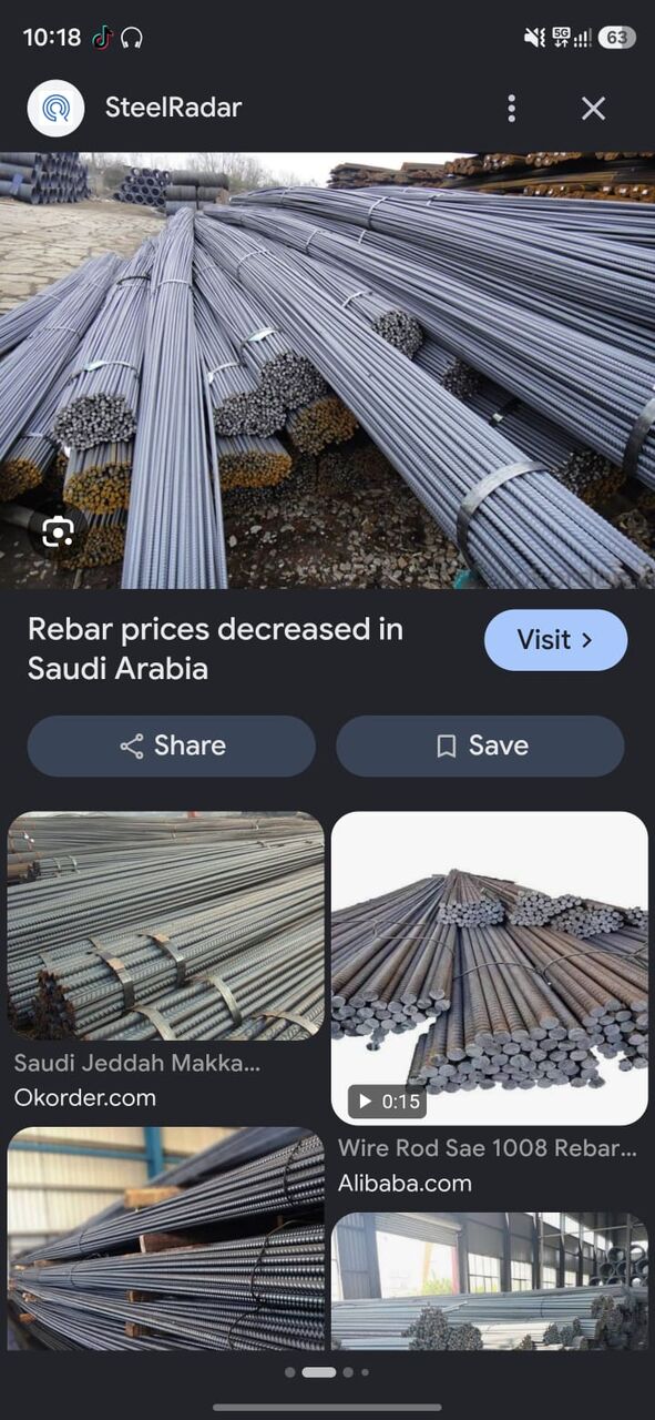 Riyadh, Heavy Equipment, SAR 2350,  Urgent Requirement: Reinforced Steel (Rebar) Supplier &ndash; 40,000 Tons Monthly