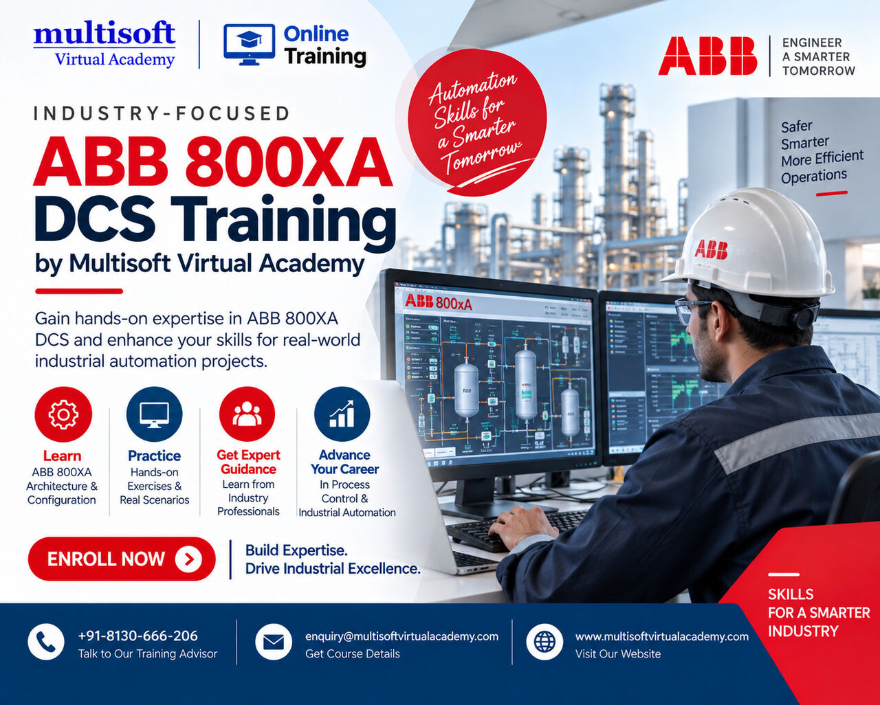 Toronto, Education, Industry-Focused ABB 800XA DCS Training By Multisoft Virtual Academy