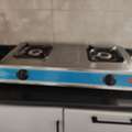 SAR 350,  Gas Cylinder With 2 Burner Stove, Less Used, Mixer Grinder