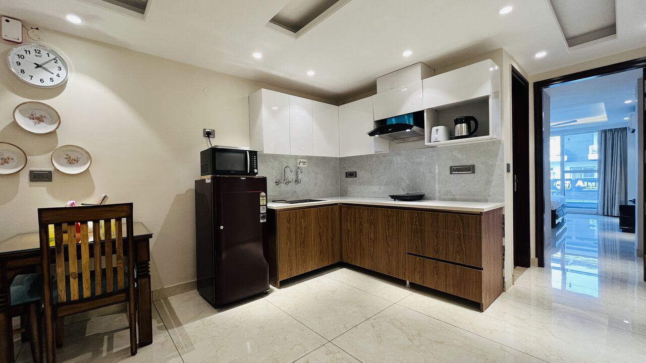 Gurgaon, Apartments, Flats, Houses & Villas, INR 4500/day,  Furnished,  1 BR,  550 Sq. Feet,  Zen Suites Luxe Collection Gurgaon