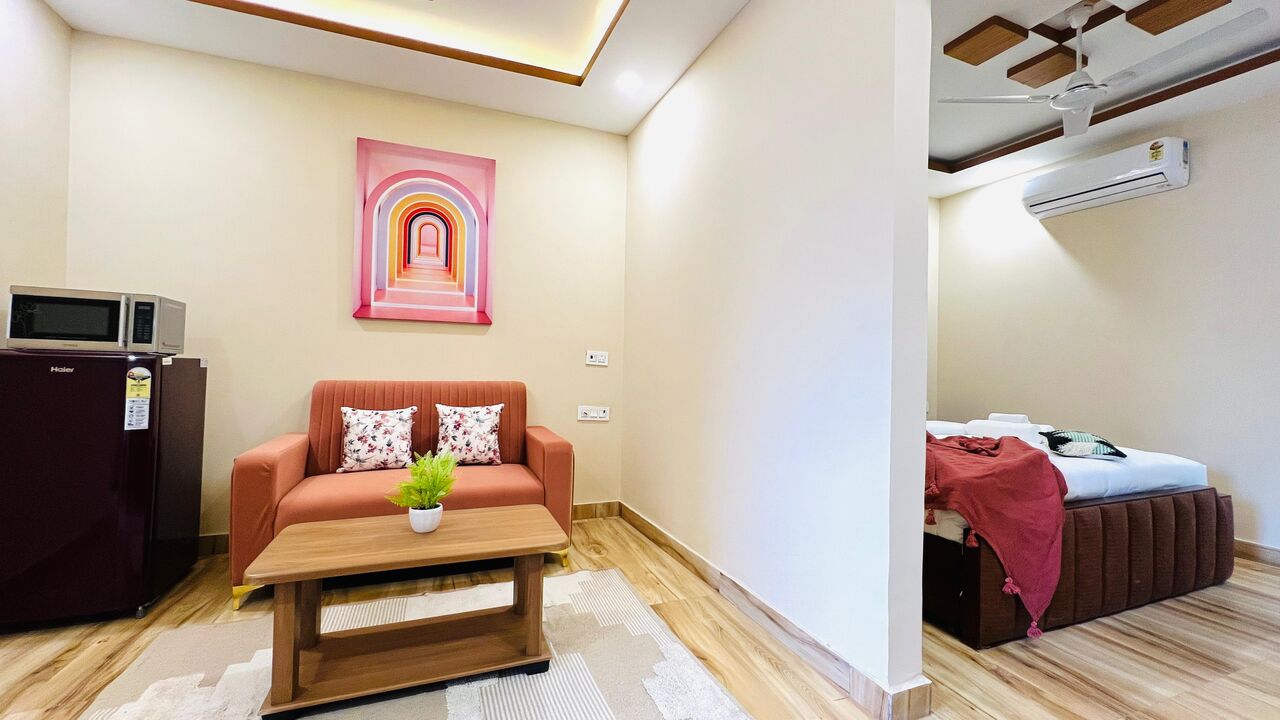 Gurgaon, Apartments, Flats, Houses & Villas, INR 4500/day,  Furnished,  1 BR,  540 Sq. Feet,  One Bedroom Apartments Medanta Medicity