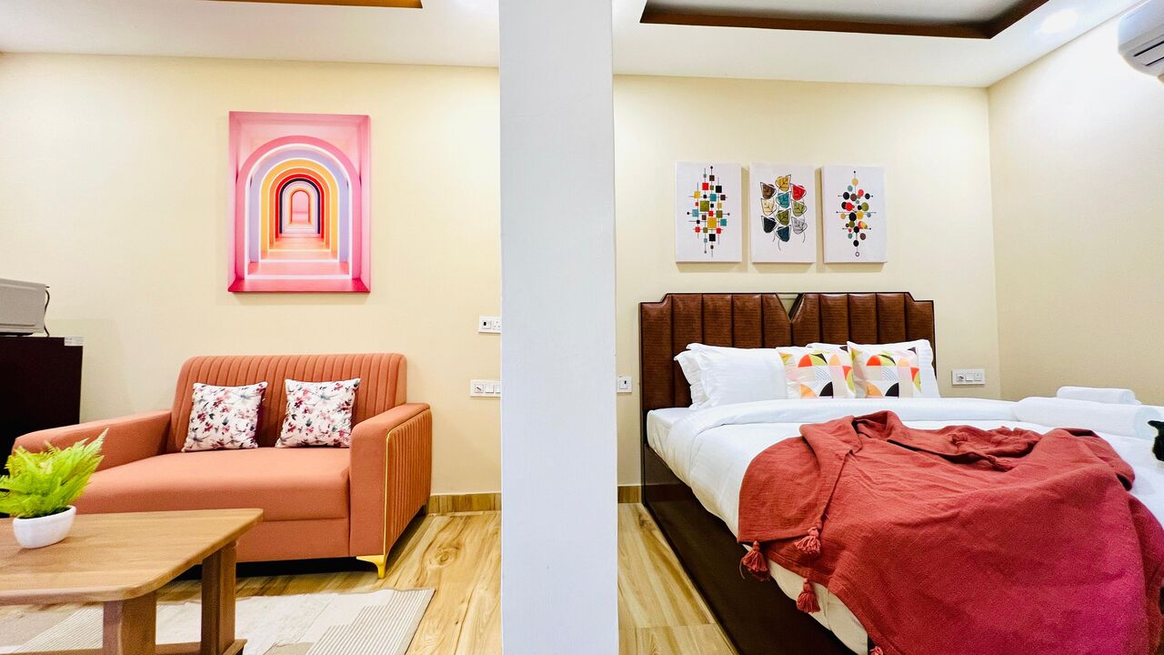 Gurgaon, Apartments, Flats, Houses & Villas, INR 4500/day,  Furnished,  1 BR,  540 Sq. Feet,  One Bedroom Apartments Medanta Medicity